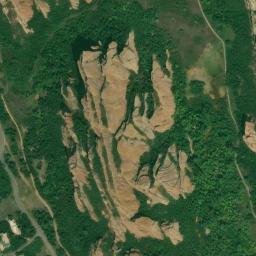 Satellite imagery of Helmer Lime Quarry, US