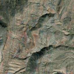 Satellite imagery of Rainbow Mountain, US