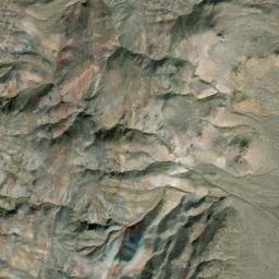 Satellite imagery of Rainbow Mountain, US