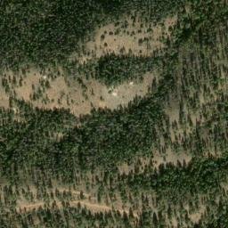 Satellite imagery of Old Luster Lode Pegmatite Mine, US