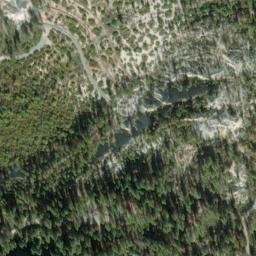Satellite imagery of Malakoff Diggings, US