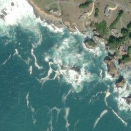 Satellite imagery of Caspar Point, US