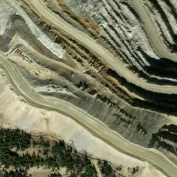 Satellite imagery of Climax Surface Mine, US