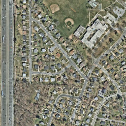 Satellite imagery of LEACH RM 3 — NGS JV1226 — Towson, US, US