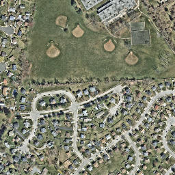 Satellite imagery of LEACH RM 3 — NGS JV1226 — Towson, US, US