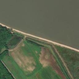 Satellite imagery of Bombay Hook Point, US