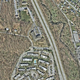 Satellite imagery of Z 109 MDSRC — NGS JV1307 — Towson, US, US