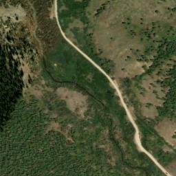 Satellite imagery of Joe Dandy Mine, US