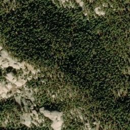 Satellite imagery of Cramer Number Two Pegmatite Mine, US