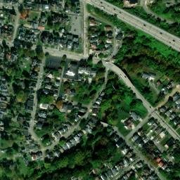 Satellite imagery of CLARKSBURG BLESSED TRINITY CH — NGS JX1929, US