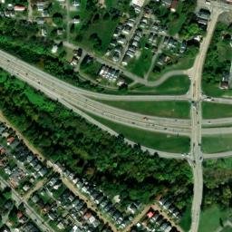 Satellite imagery of CLARKSBURG BLESSED TRINITY CH — NGS JX1929, US