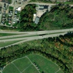 Satellite imagery of CLARKSBURG BLESSED TRINITY CH — NGS JX1929, US