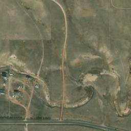 Satellite imagery of S 53 — NGS KK0223 — Elbert County, US, US