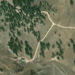 Satellite imagery of S 53 — NGS KK0223 — Elbert County, US, US