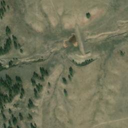 Satellite imagery of S 53 — NGS KK0223 — Elbert County, US, US