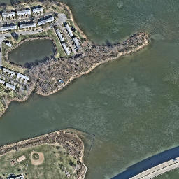 Satellite imagery of Cattail Point, US