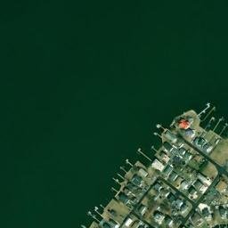 Satellite imagery of Cuckold Point, US