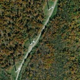 Satellite imagery of Allegheny Front, US