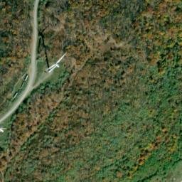Satellite imagery of Allegheny Front, US