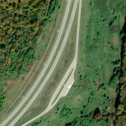 Satellite imagery of Allegheny Front, US