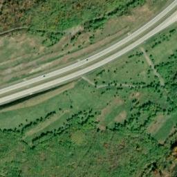 Satellite imagery of Allegheny Front, US