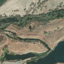 Satellite imagery of Hallwood Pit, US