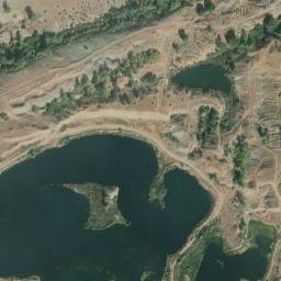 Satellite imagery of Hallwood Pit, US