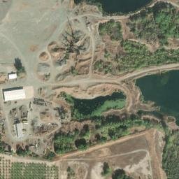 Satellite imagery of Hallwood Pit, US