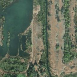 Satellite imagery of Hallwood Pit, US