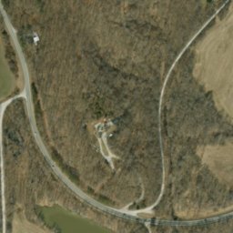 Satellite imagery of Devils Backbone, US