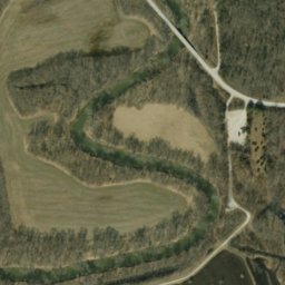 Satellite imagery of Devils Backbone, US