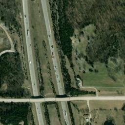 Satellite imagery of WY 63=JO 1011 — NGS KE1723 — Shawnee, US, US