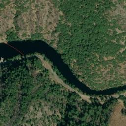 Satellite imagery of End of the World, US