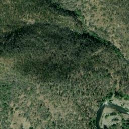 Satellite imagery of California, US