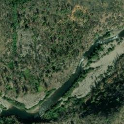 Satellite imagery of California, US