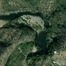 Satellite imagery of California, US