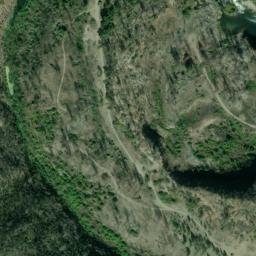 Satellite imagery of California, US