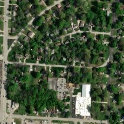 Satellite imagery of RAYTOWN PRESB CH CROSS — NGS KE1387, US