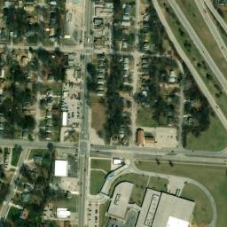 Satellite imagery of KANSAS CITY ST JOHNS SEM CHIM — NGS JE1943, US