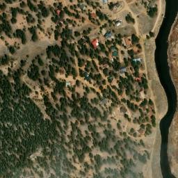 Satellite imagery of Teller Pegmatite Mine, US