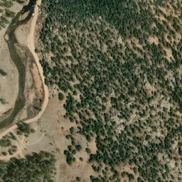 Satellite imagery of Teller Pegmatite Mine, US