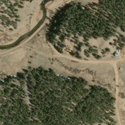 Satellite imagery of Teller Pegmatite Mine, US