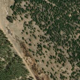 Satellite imagery of Teller Pegmatite Mine, US