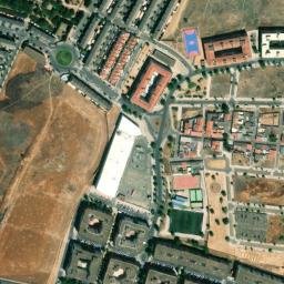 Satellite imagery of Albarregas Roman bridge, ES