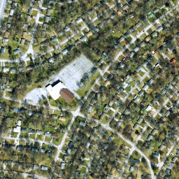 Satellite imagery of KANSAS CITY HICKMAN MILLS TANK — NGS JE1951, US