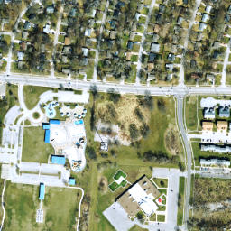 Satellite imagery of KANSAS CITY HICKMAN MILLS TANK — NGS JE1951, US