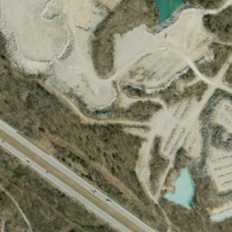 Satellite imagery of P M and B Quarry, US