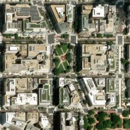Satellite imagery of Rush Barracks (historical), US