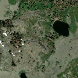 Satellite imagery of Cathedral Peak, US