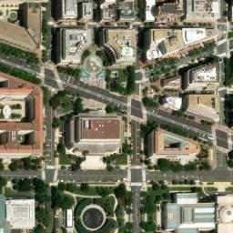 Satellite imagery of Benjamin Franklin Postal Station, US